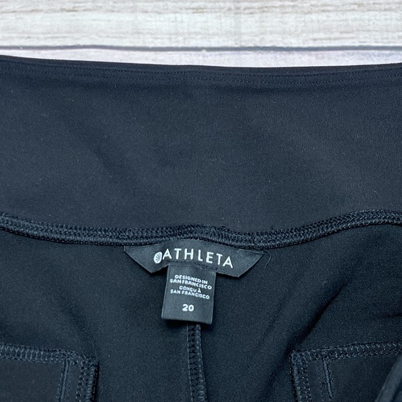 New Athleta Endless High Rise Pant Women's Plus Size 20 Black Breathable Comfy - Picture 4 of 6